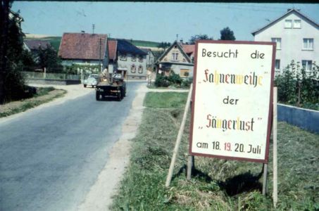 Fahnenweihe der Sängerlust 1959 Bild 03a