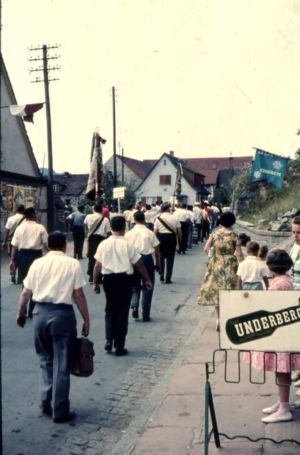 Fahnenweihe der Sängerlust 1959 Bild 20a