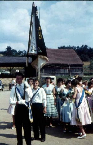Fahnenweihe der Sängerlust 1959 Bild 22a