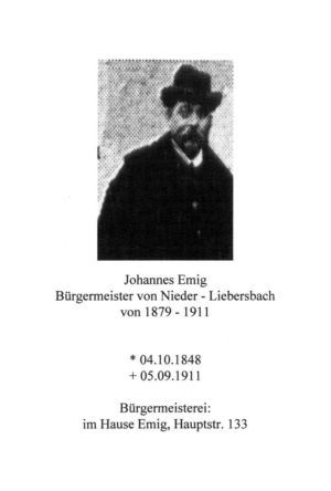 Bürgermeister 1821 - 1911