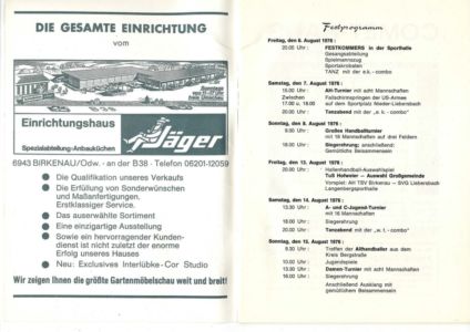 SVG Festschrift 50-jähriges. Handball Jubiläum 02