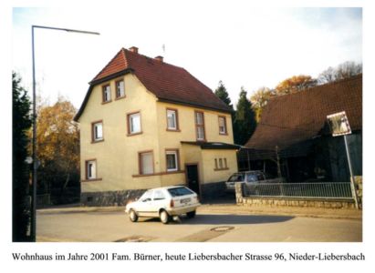 Hauptstraße / Wohnhaus im Jahre 2001, Liebersbachwer Str. 96