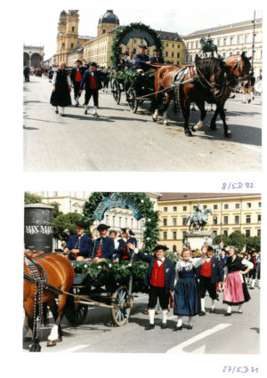 Trachtengruppe / Oktoberfest München 1995 Seite 01