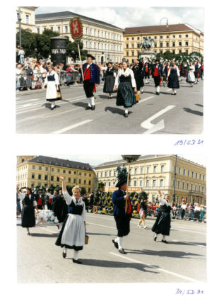 Trachtengruppe / Oktoberfest München 1995 Seite 03