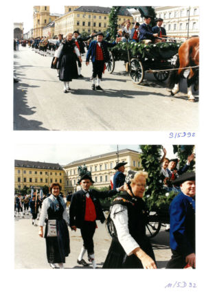 Trachtengruppe / Oktoberfest München 1995 Seite 05