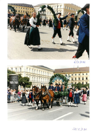 Trachtengruppe / Oktoberfest München 1995 Seite 10