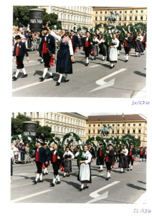 Trachtengruppe / Oktoberfest München 1995 Seite 11