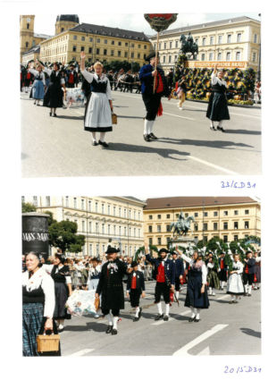 Trachtengruppe / Oktoberfest München 1995 Seite 12