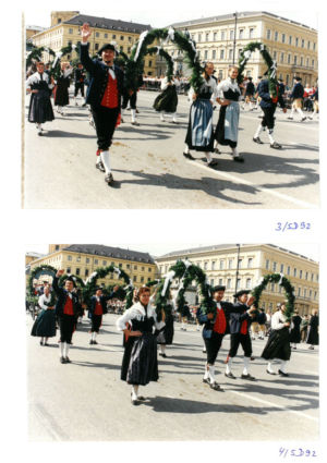 Trachtengruppe / Oktoberfest München 1995 Seite 16