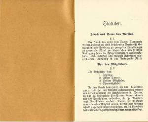 Turnverein Nieder-Liebersbach Statuten 1932 Sammlung Horst Ste Seite 02