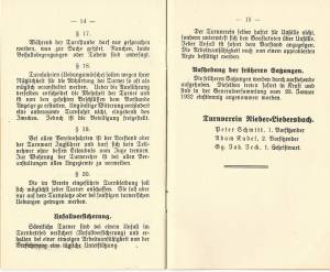 Turnverein Nieder-Liebersbach Statuten 1932 Sammlung Horst Ste Seite 09